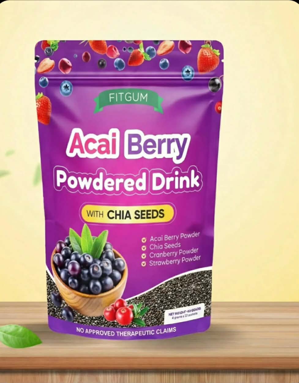 Acai Berry with Chia Seeds
